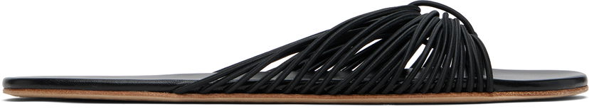 Tillbehör The Row The Row Sara Slide Sandals Svart | F1617-W180
