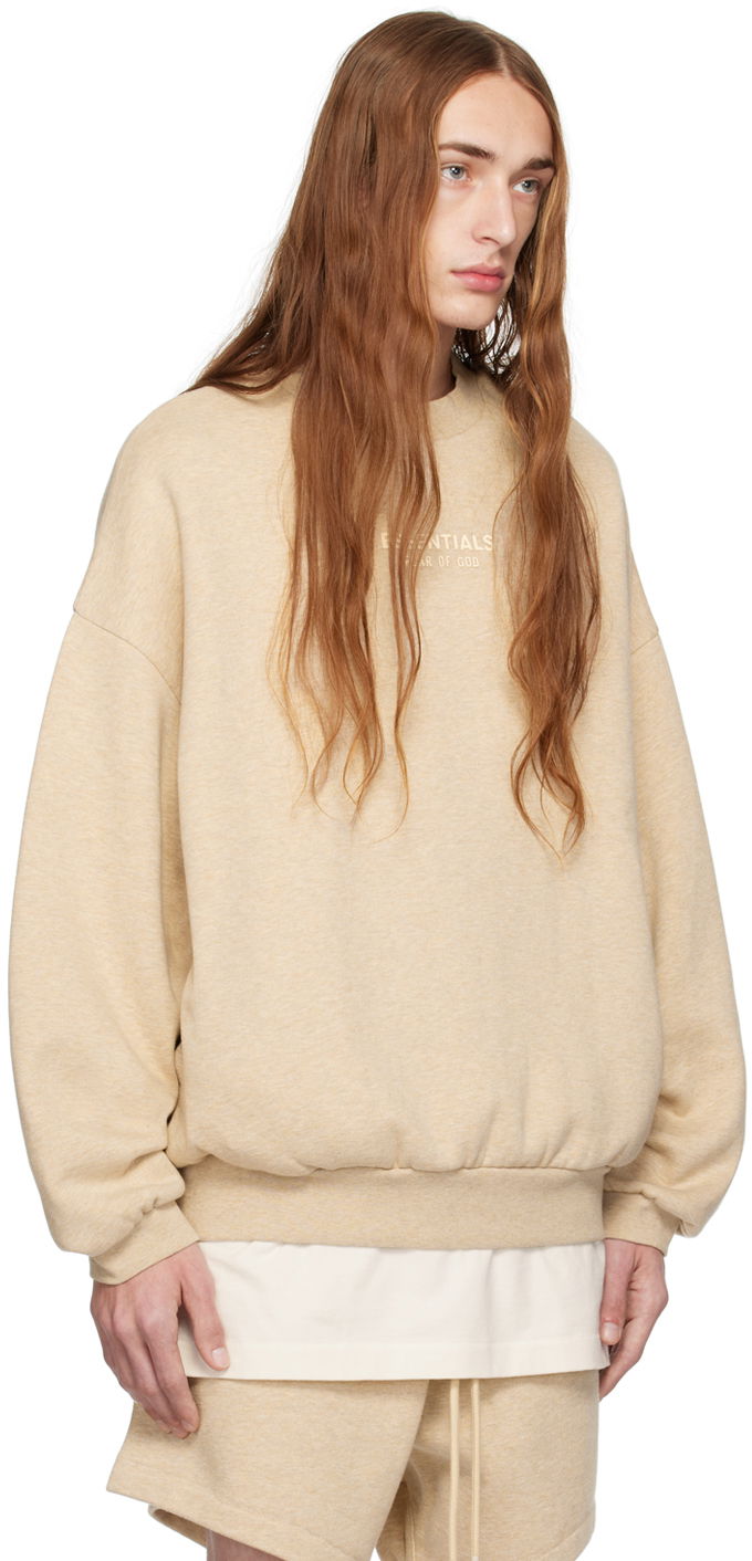 Sweater Fear of God Fear of God Essentials Crewneck Beige | 192BT232043F, 1
