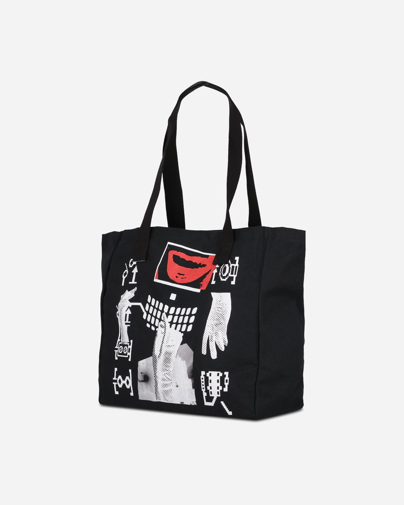 Tygpåse Cav Empt Lips Display Tote Bag Svart | CES28G07 BLACK