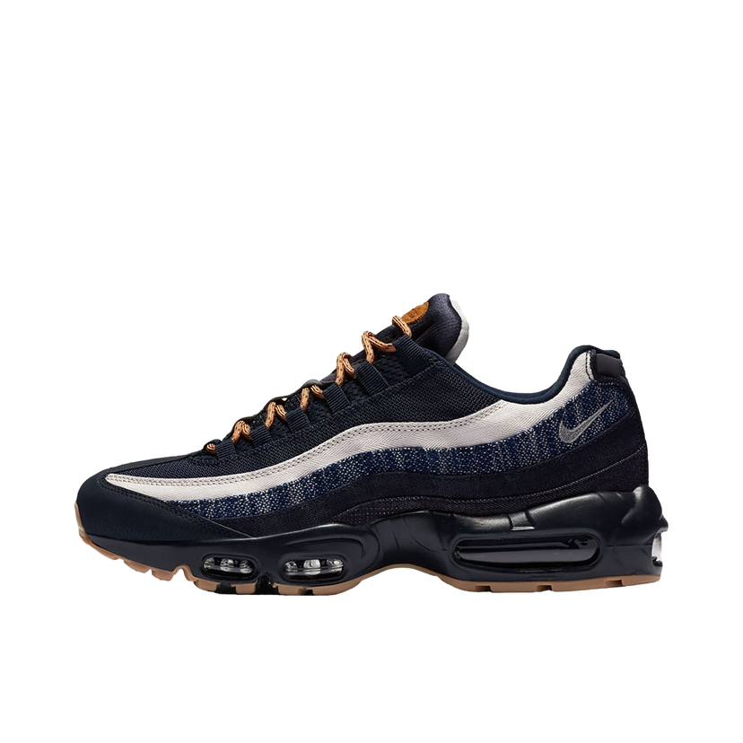 Sneakers och skor Nike Air Max 95 Denim Dark Obsidian Gum Svart | 538416-400