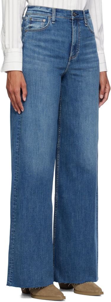 Jeans rag & bone Rag & Bone Flexi Sofie Wide-Leg Jeans Blå | WDD24F2952FUWI, 1