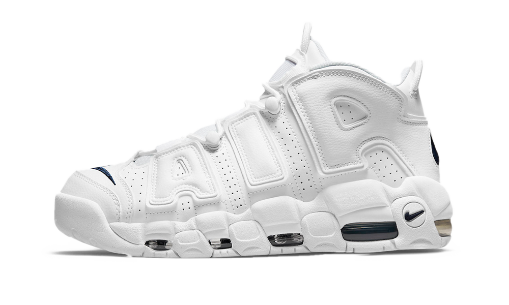 Sneakers och skor Nike Air More Uptempo 96 'White White Midnight Navy' Vit | DH9719-100, 0
