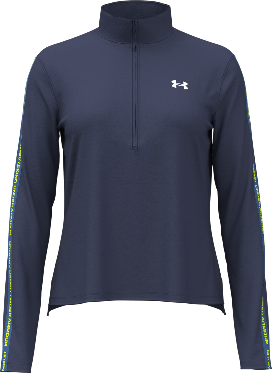 T-shirt Under Armour Long-Sleeve ½ Zip Top UA Tech™ Wordmark Tape Mörkblå | 6005100-403, 0