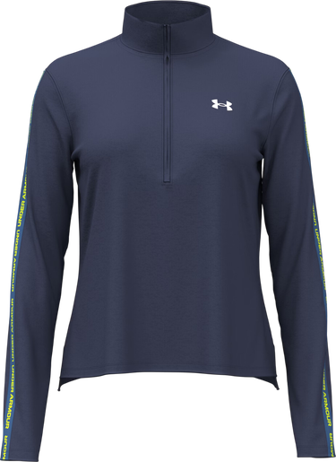T-shirt Under Armour Long-Sleeve ½ Zip Top UA Tech™ Wordmark Tape Mörkblå | 6005100-403, 0