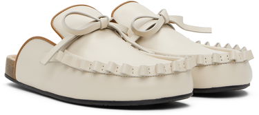 Kläder JW Anderson JW Anderson Ruffle Slip-on Loafers Vit | LF0068-LA0323, 3