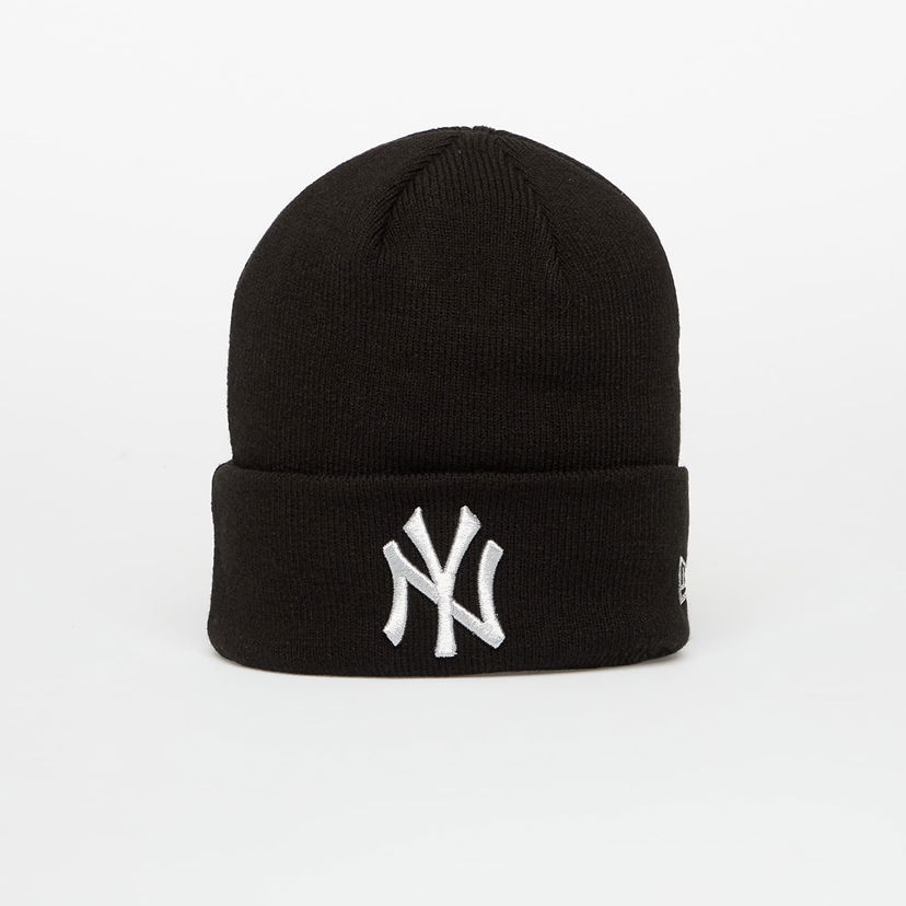 Mössa New Era MLB New York Yankees Metallic Knit Beanie Medium Svart | 60691271