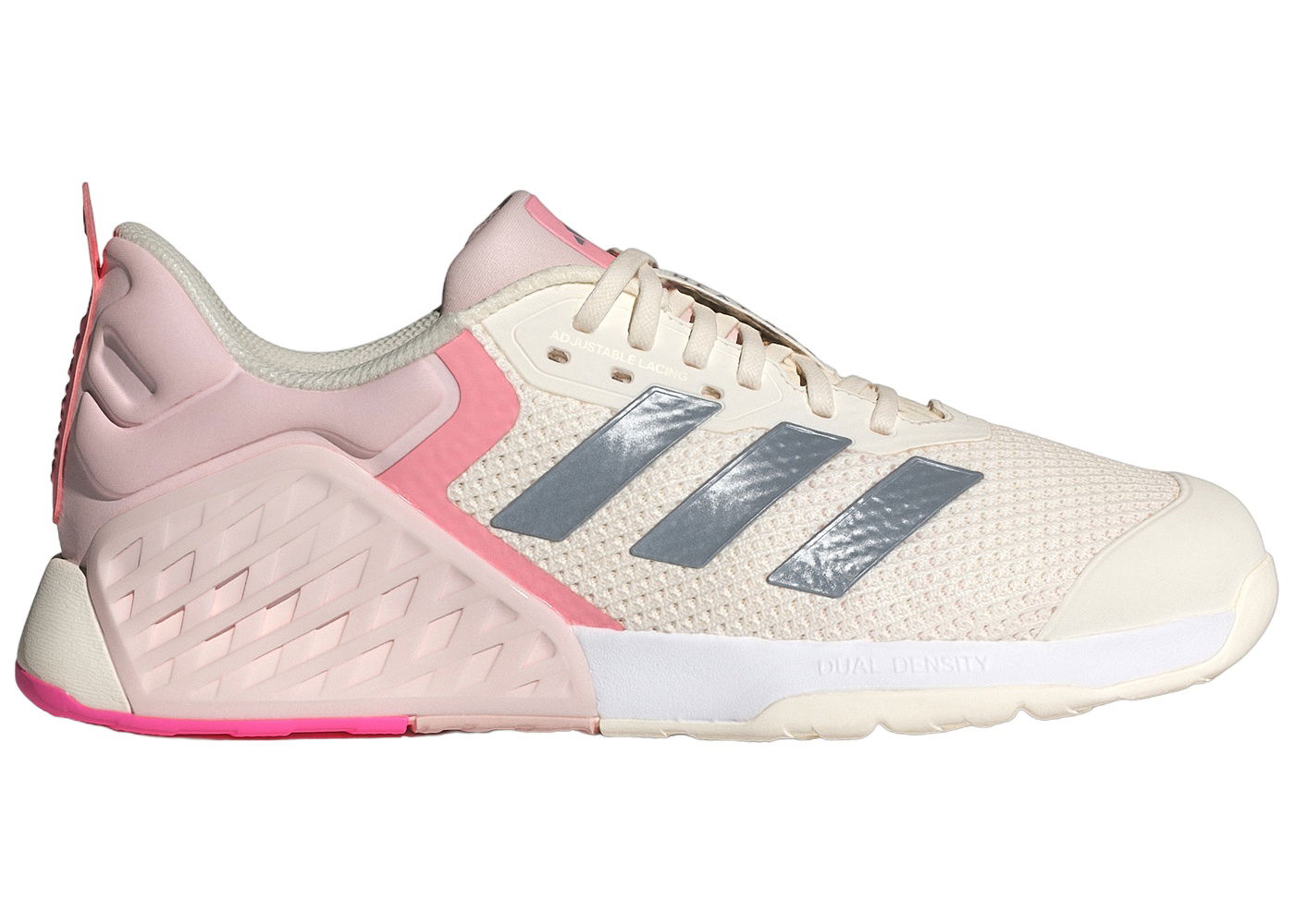 Sneakers och skor adidas Performance Dropset 3 Chalk White Iron Metallic Semi Pink Spark W Rosa | ID8635, 0
