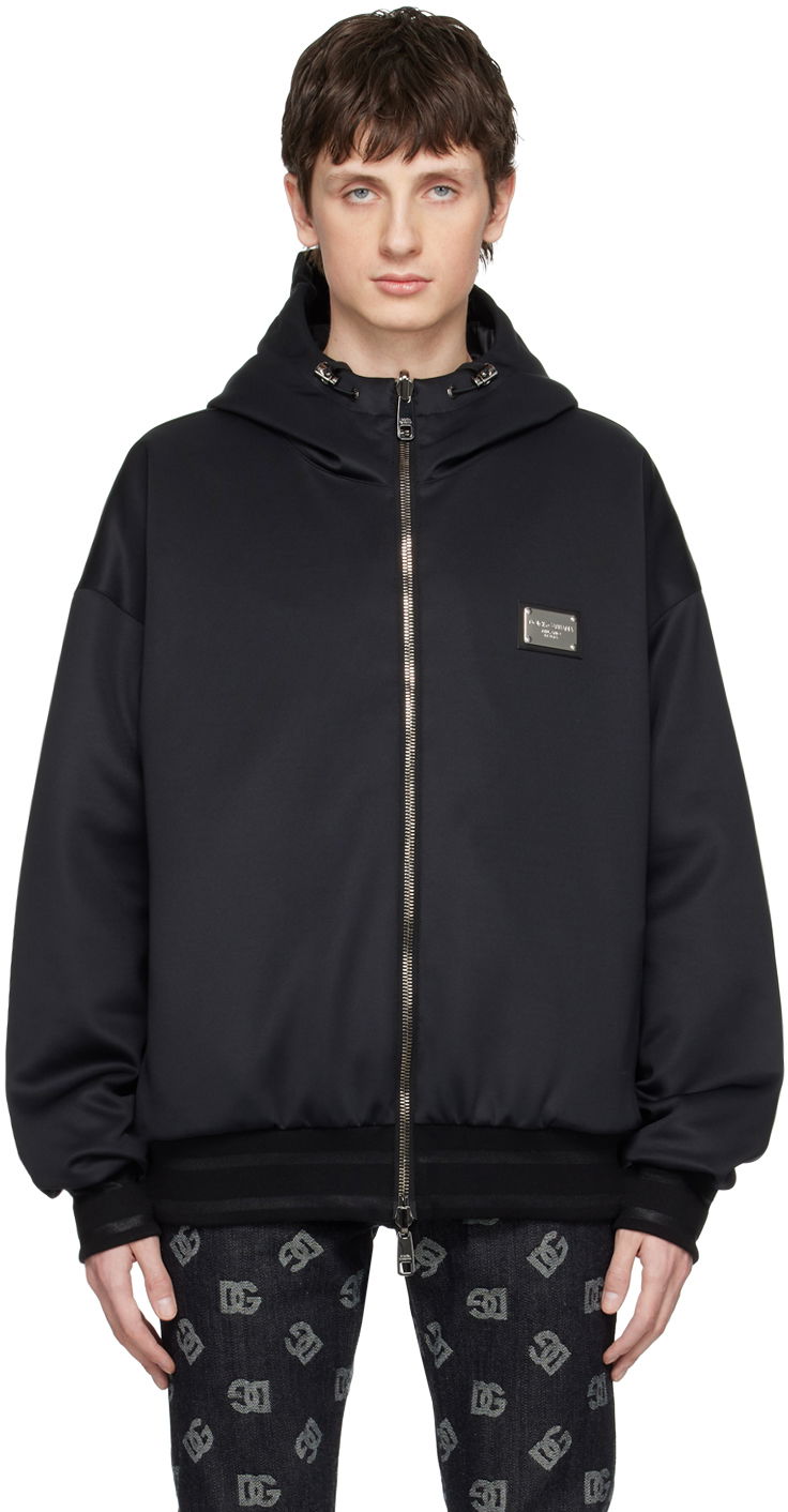 Jacka Dolce & Gabbana Black Reversible Jacket Svart | G9ZT7TFUGK6