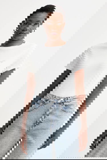 T-shirt KENZO Kenzo Classic T-Shirt Vit | FF62TS2584SO, 0