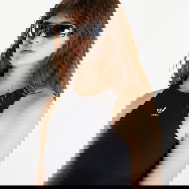 Linne adidas Originals Essentials Rib Tank Top Svart | IJ8251, 3