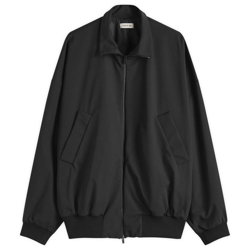 Bomberjacka Fear of God Fear Of God High Neck Technical Track Jacket, Size Medium Svart | FGE230-327PON-001