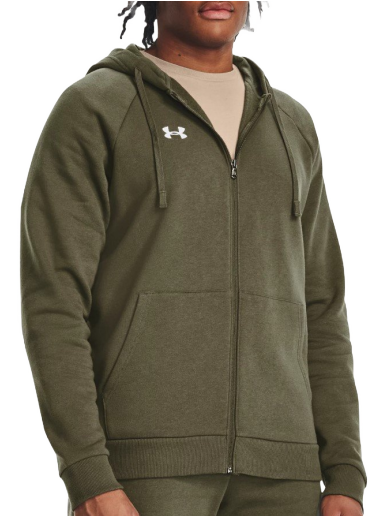 Sweatshirt Under Armour Rival Fleece FZ Grön | 1379767-390