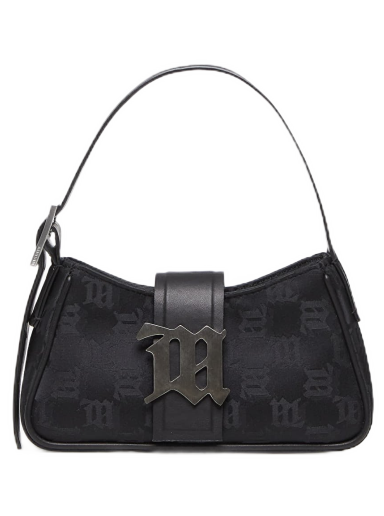 Handväska MISBHV Nylon Monogram Shoulder Bag Mini Svart | 122A404