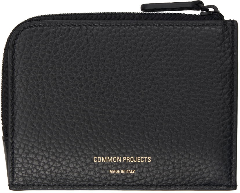 Plånbok Common Projects Black Zipper Wallet Svart | ARTICLE 9179