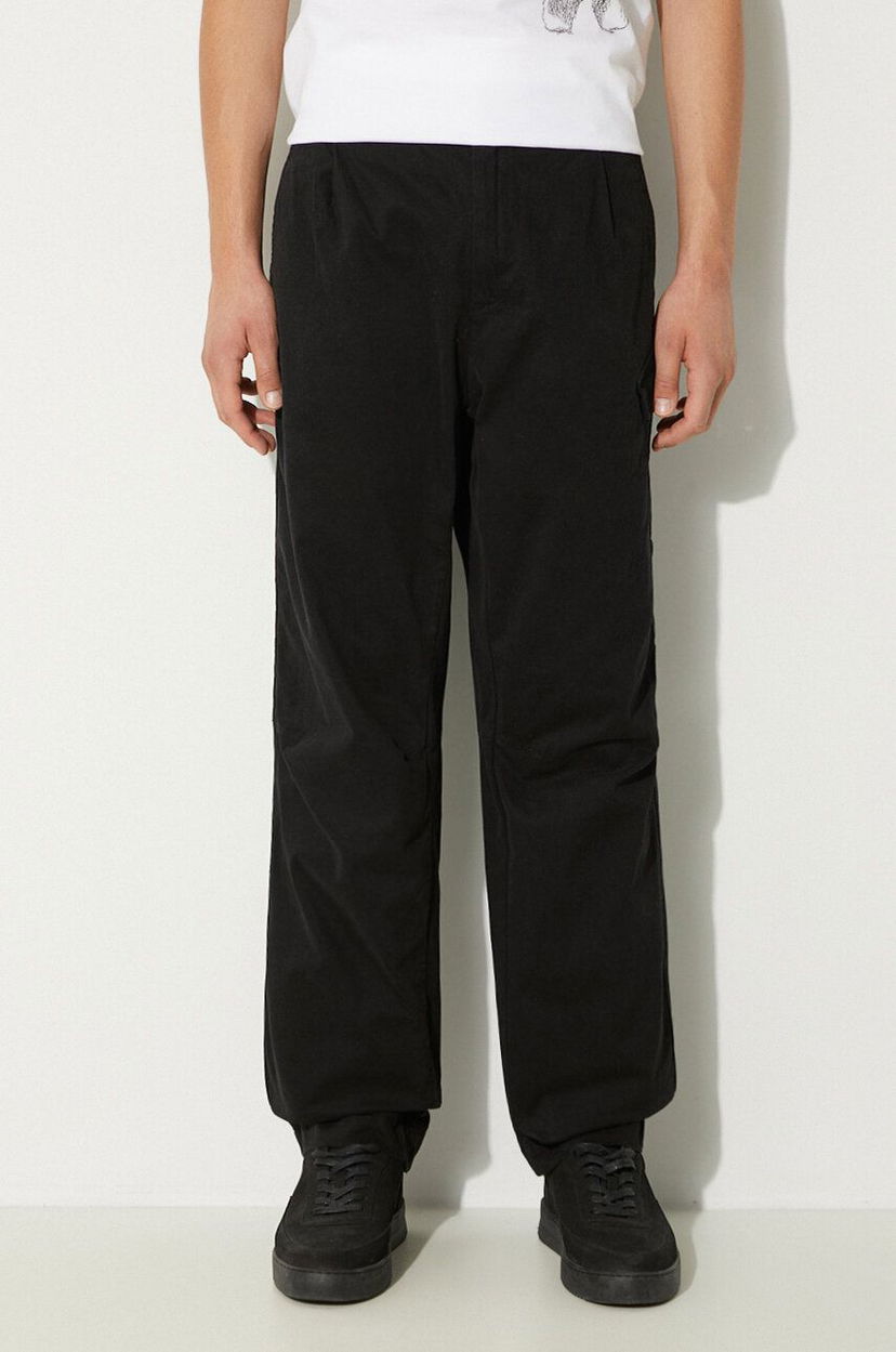Byxor C.P. Company Loose Chino Pants Svart | 17CMPA110A005529G