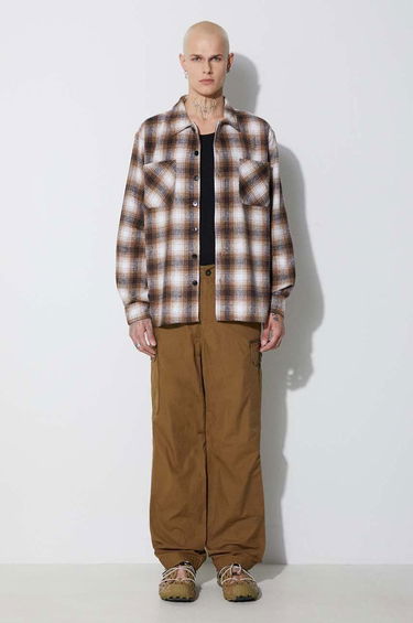 Skjorta TAIKAN Heavyweight Plaid Shirt Beige | TW0003.BRN, 1
