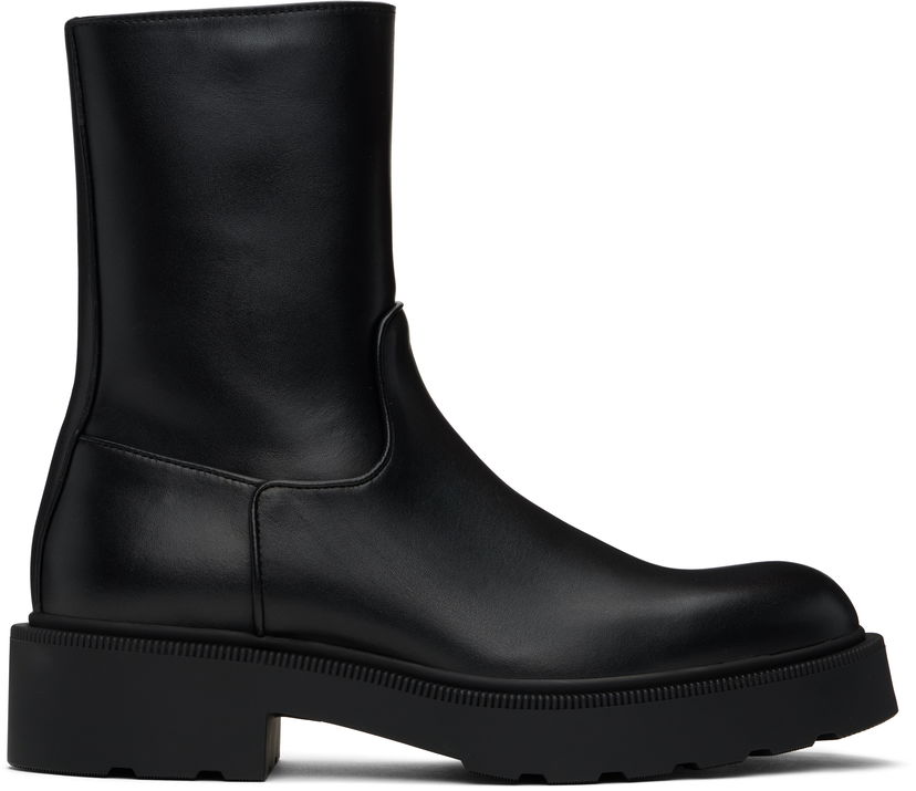 Sneakers och skor The Row Nobilis Platform Boots Svart | F1558-L58