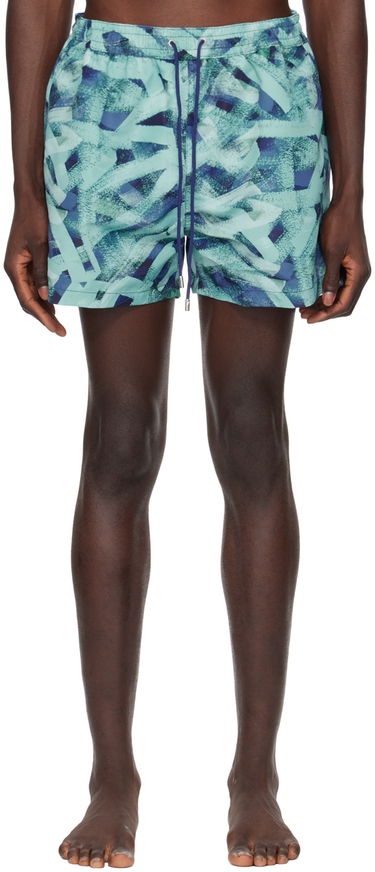 Badkläder Paul Smith Paul Smith Brush Stroke Swim Shorts Blå | M1A-239B-M41430-47, 0