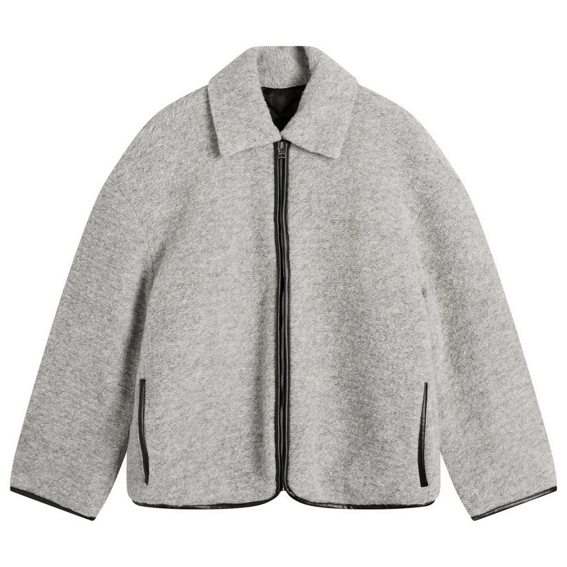 Jacka JW Anderson JW Anderson Contrast Trim Casual Jacket, Size Small Grå | JK0394-PG1820-905