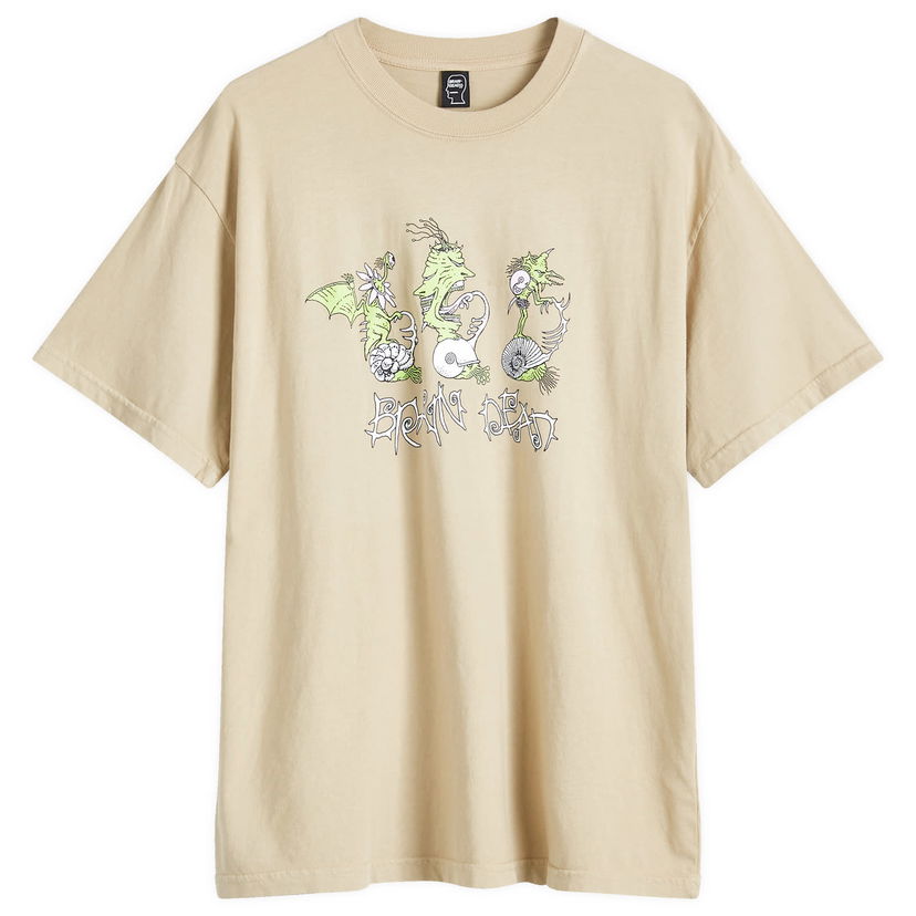 T-shirt Brain Dead Scooter Freaks T-Shirt Beige | F24T00004086-SD