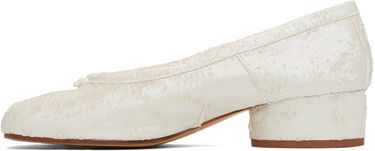 Sneakers och skor Maison Margiela Maison Margiela Tabi Ballerina Heels Vit | S58WZ0128 P8159, 2