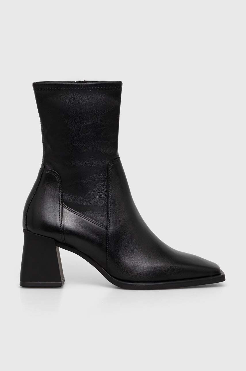 Sneakers och skor Vagabond HEDDA Leather Block Heel Boots Svart | 5602.302.20, 0