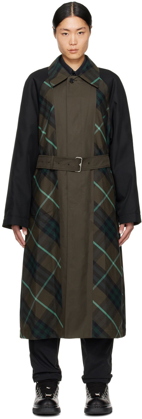 Rockar Burberry Bradford Reversible Coat "Khaki" Brun | 8076711