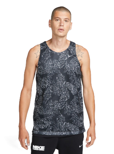 Jersey Nike Dri-FIT Standard Issue Reversible Basketball Jersey Black Svart | FB7055-010