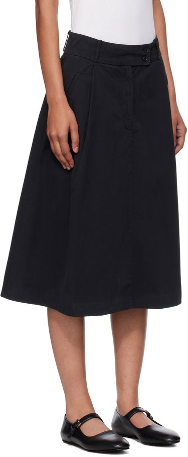 Kjol A.P.C. A.P.C. Deborah Midi Skirt Svart | COHKU-F06453, 1