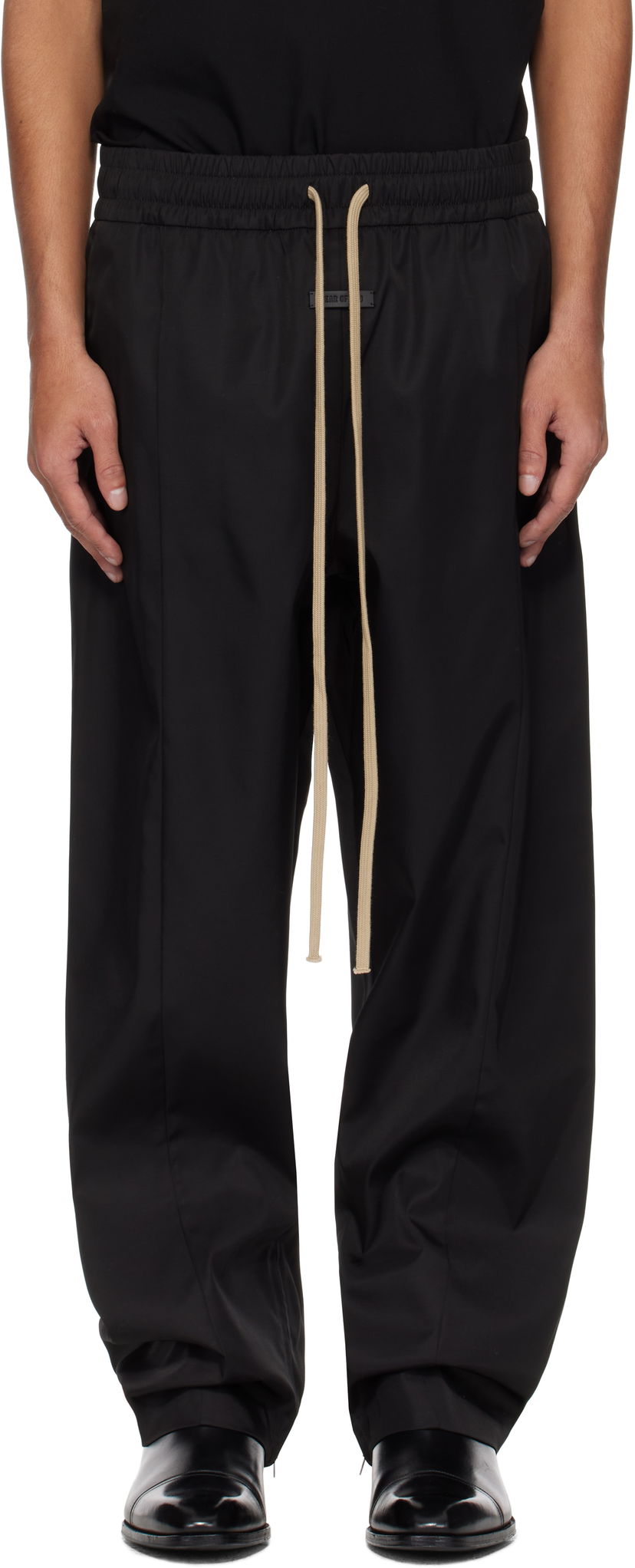 Träningsbyxor Fear of God Fear of God Center Seam Track Pants Svart | FGE240-4041NYW