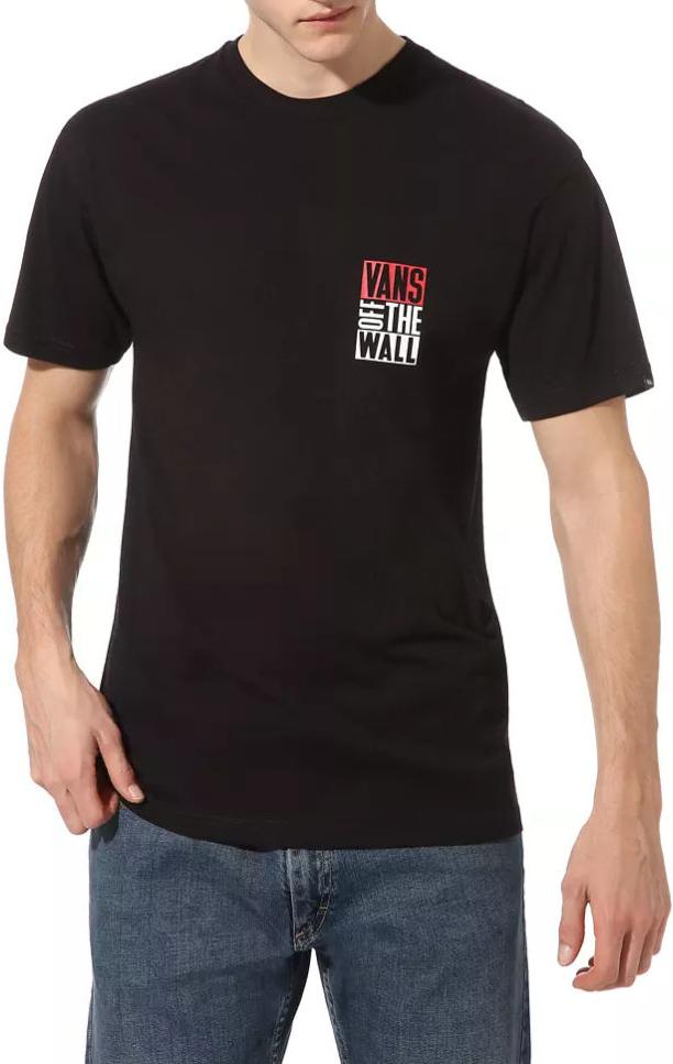 T-shirt Vans NEW STAX T-Shirt Svart | vn0a49q6blk1