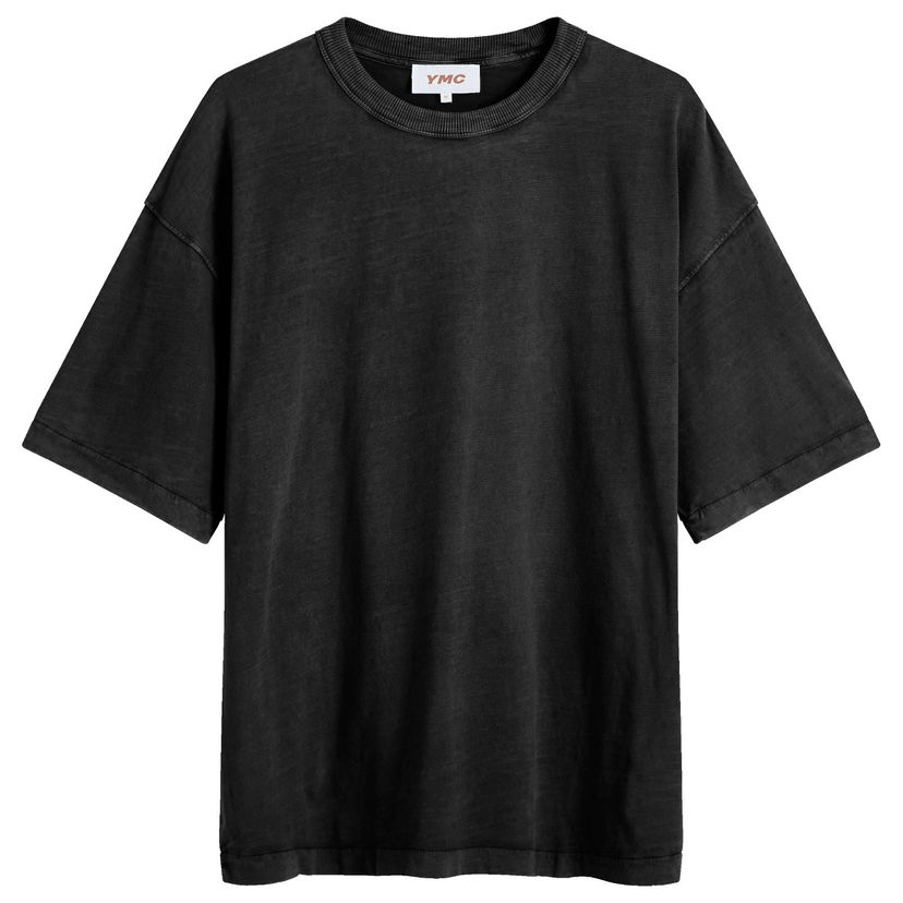 T-shirt YMC Triple T-Shirt Svart | P6AZI-01