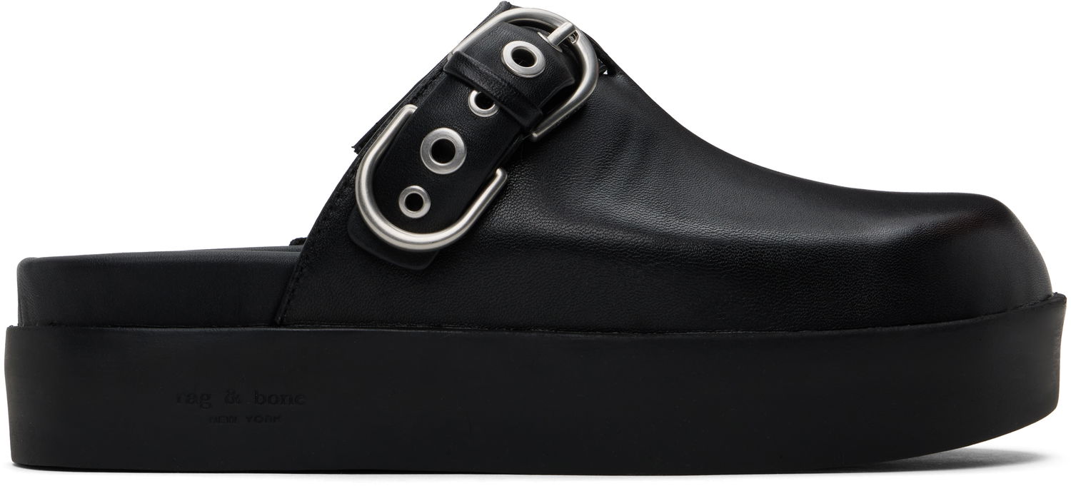 Kläder rag & bone Rag & Bone Geo Platform Mules Svart | WFF24HF1003LE03, 0