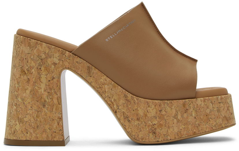 Sneakers och skor Stella McCartney Skyla Platform Sandals Brun | 810359AP00P0