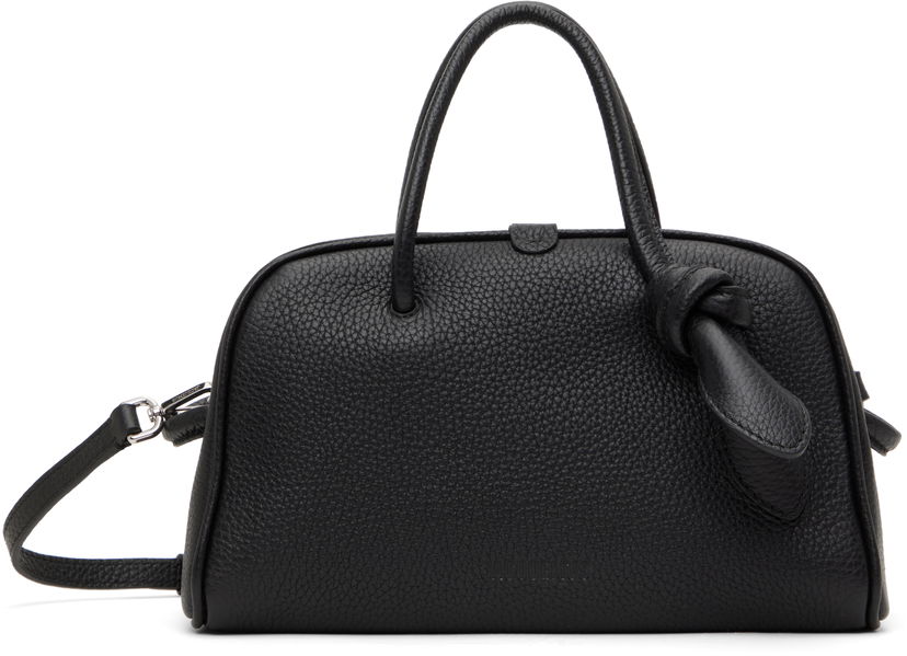 Handväska Jacquemus Jacquemus La Croisière Small Turismo Leather Bag Svart | 25E251BA416-3216