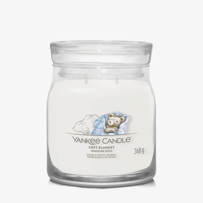 Ljus Yankee Candle Signature Medium Jar Candle Soft Blanket Vit | 40795