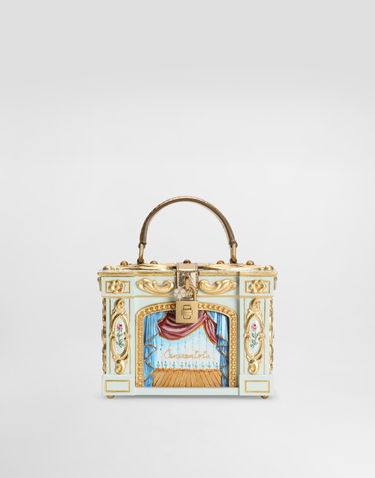 Handväska Dolce & Gabbana Dolce Box Cinderella Theater Handbag Turkos | BB5970A8H378B034, 0