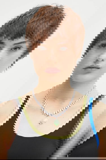 Halsband Ottolinger Ottolinger Diamond Dip Necklace Metallisk | 125.901525.01, 4