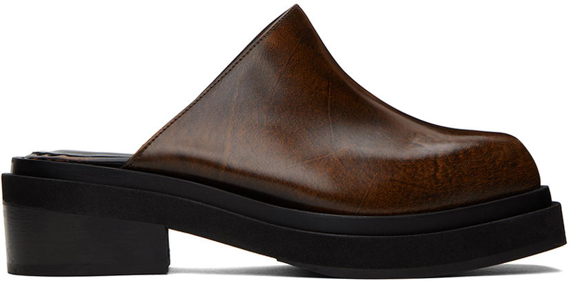 Kläder Eckhaus Latta Brown Zoe Clogs Brun | FEKLMZOCL06M0F