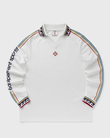 Polotröja Casablanca Casablanca Long Sleeve Football Shirt Vit | MPS25-JTP-301-01, 0