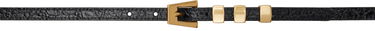 Bälten BY FAR BY FAR Vic Circular Buckle Belt Svart | 21PFVICSBLCCE, 0