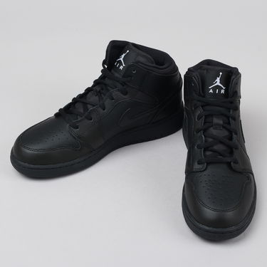 Sneakers och skor Jordan Air Jordan 1 Mid ''Black White'' Svart | 554724-034, 2