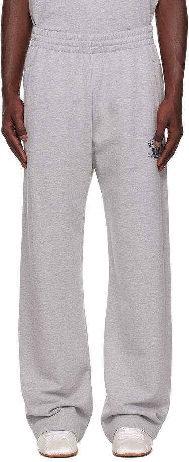 Träningsbyxor We11done We11done Collegiate Sweatpants Grå | WD-TA2-25-706-U-MG, 0