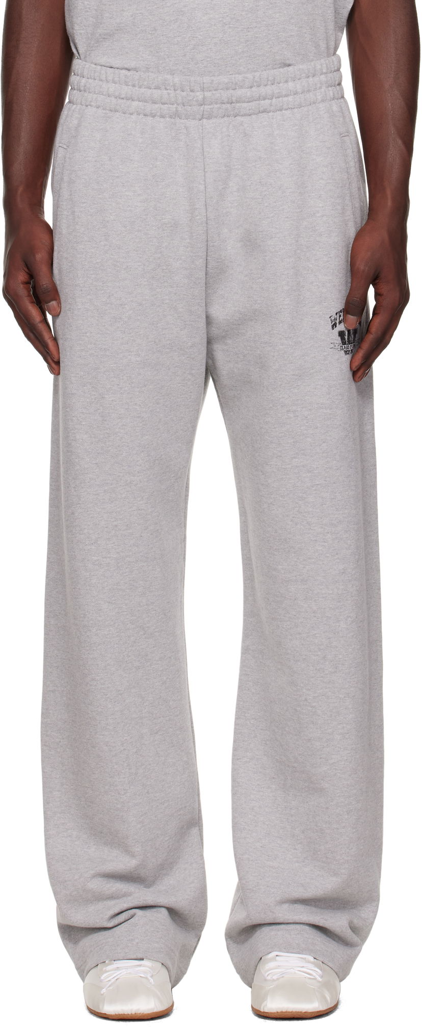 Träningsbyxor We11done We11done Collegiate Sweatpants Grå | WD-TA2-25-706-U-MG