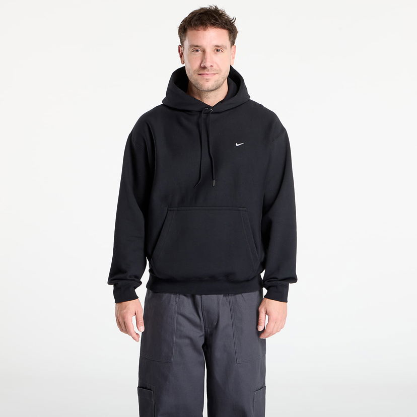 Sweatshirt Nike Solo Swoosh Pullover Hoodie Svart | HV1082-010