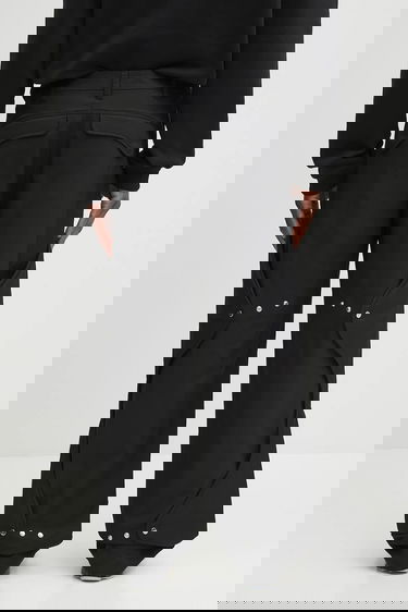 Byxor HELIOT EMIL Heliot Emil Diagonal Seam Trousers Svart | PREAW25.M.10.108.BLK01., 2