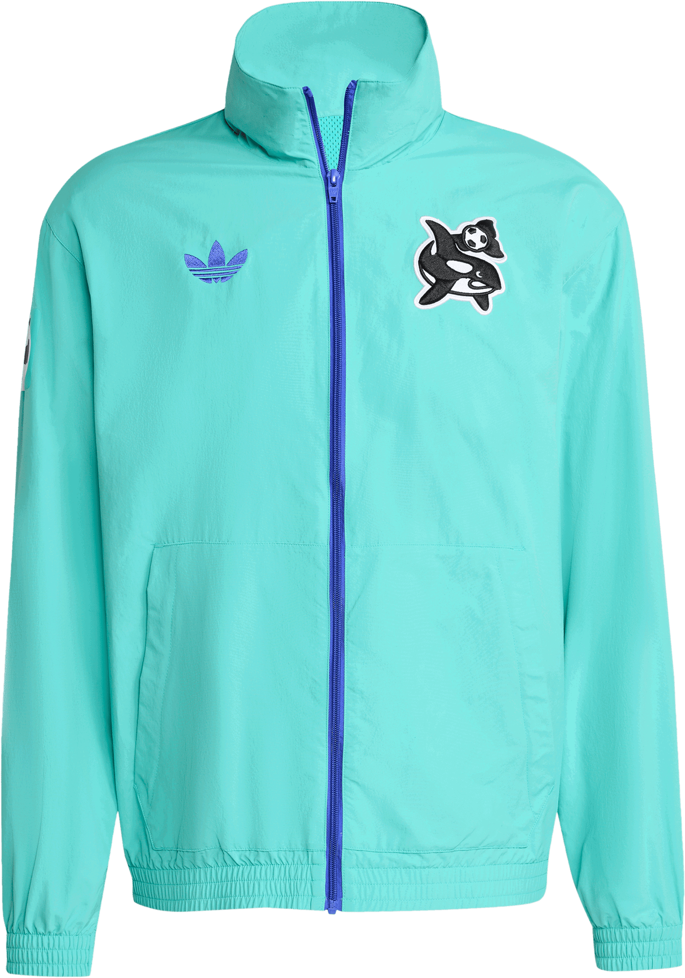 Vindjacka adidas Originals Originals Seattle Sounders FC Anthem Jacket Turkos | jm5026, 0