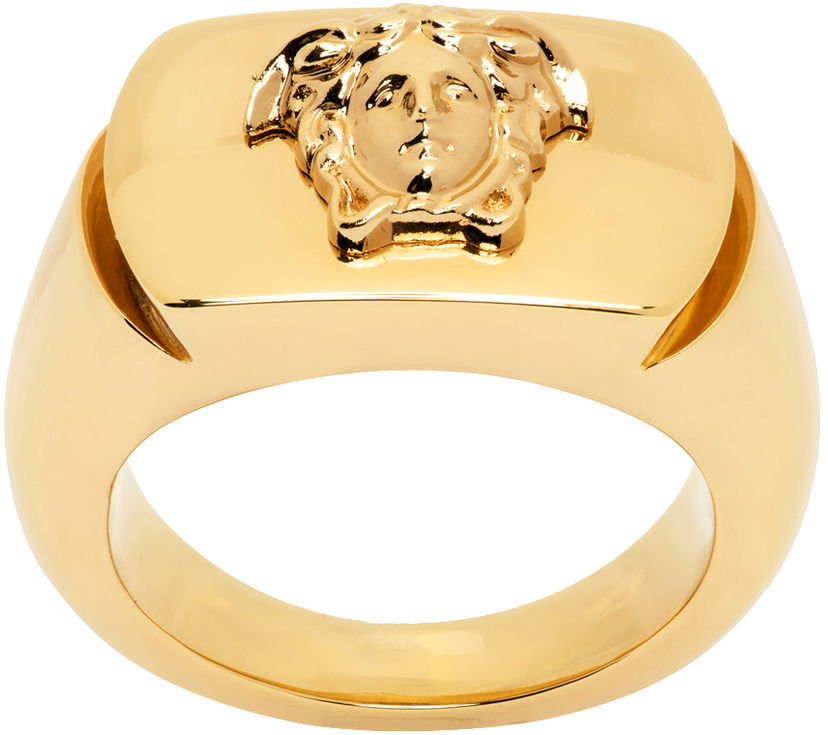 Ringa Versace Medusa Ring "Gold" Metallisk | 1013676_1A00620
