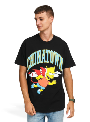 T-shirt MARKET The Simpsons Devil Arc Tee Svart | CTM1990342 / 0001