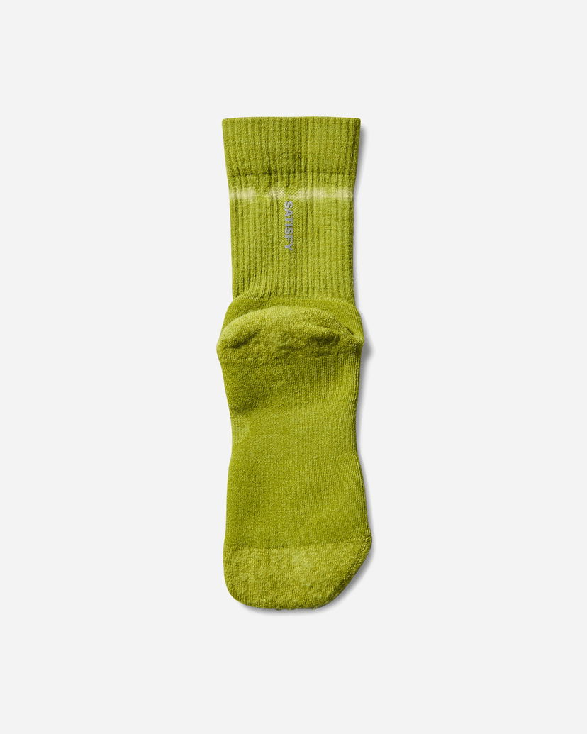 Strumpor Satisfy Merino Nylon Tie Dye Tube Socks Grön | 32002 TDGG